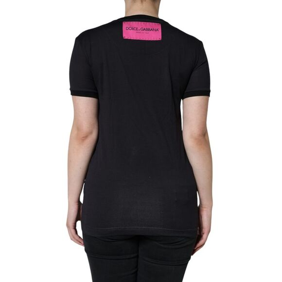 Dolce & Gabbana Dolce Gabbana Logo TShirt Women Black Tops & T-Shirts